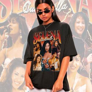 Selena Quintanilla Retro T-Shirt Latin Music Icon Graphic Fan Tee 79